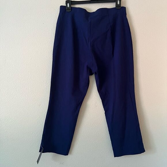 BENGALINE TROUSERS LADIES CROPPED CAPRI 3/4 LENGTH PANTS  size 16 - Picture 4 of 7